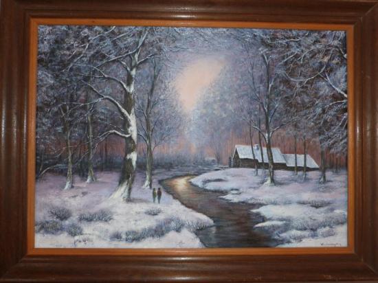 Chaumiéres dans le bois  ( encadré )
